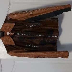 Kippy's Coronado Cowhide Applique Jacket